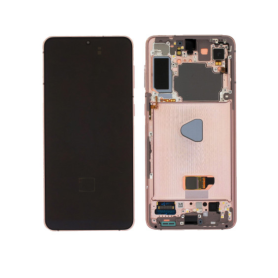 Samsung Galaxy S21 Plus Pink Screen Frame Original Refurbished - Top Quality Replacement