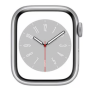 Apple Watch Series 9 GPS + Cellular 45mm Silver Aluminium No Bracelet Grade AB - Connected Watch