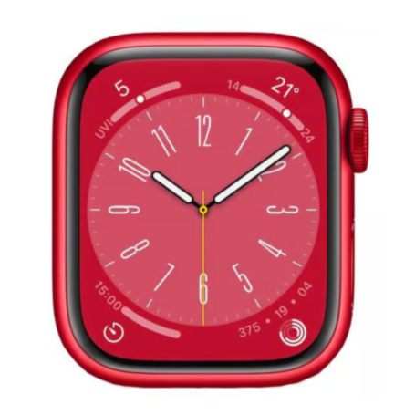 Apple Watch Series 7 GPS 45mm Red Aluminum Grade AB No Band or Accessories - Great Condition