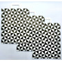 Achetez Lot de 250 Sacs Kraft Noirs et Blancs avec Poignées Torsadées 32×12×40 cm – Idéal pour Boutiques et Événements