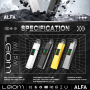 ALFA Kit X-TREME 1200mAh Vape - Grey | Rechargeable Type-C with 0.8 Cartridge & Cord - 2ml