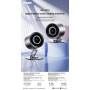 Digital Display Rotating Turbine Metal Fan REMAX RS-ZF13 - Grey