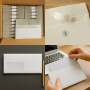 Long Envelope with Window 220x110 mm Self-Adhesive Pack of 50 - Ideal for Office and Business Mailings