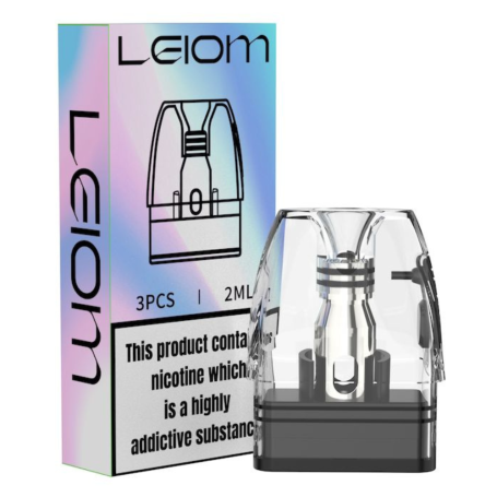 Replacement Vape Head for ALFA Kit Pro X-TREME - 3 Empty 2ml Cartridges by LEIOM - High-Quality Vapor Experience