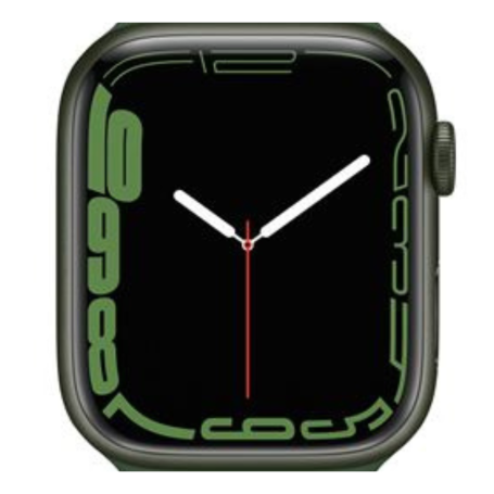 Apple Watch Series 7 GPS 45mm Vert Aluminium - Montre Connectée Grade B Sans Bracelet et Accessoires