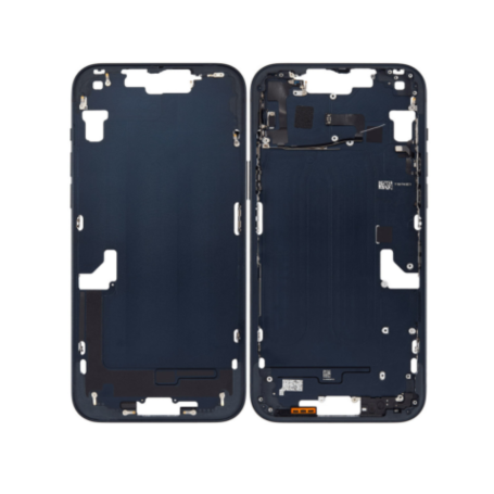 Châssis Vide iPhone 15 Noir Origine Démontré Grade AB - Qualité Premium pour Réparations iPhone