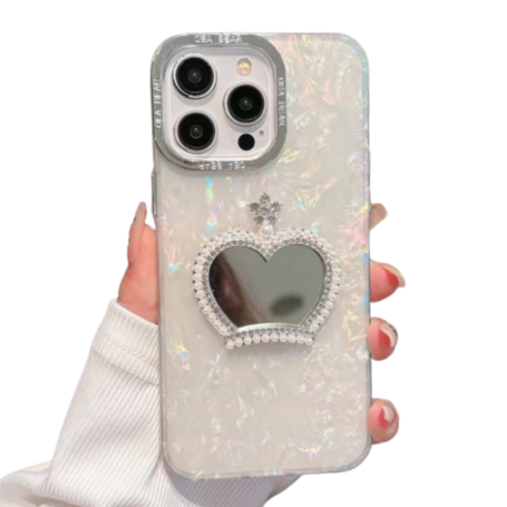 Crown Mirror PC Protective Case - Stylish and Durable Phone Protection