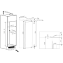 Whirlpool ARG8502 209L Built-In Refrigerator White - Like New