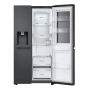 LG GSXE90EVDD American Refrigerator Black - Like New