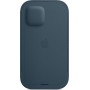 Protective Leather iPhone 12/12 Pro Sleeve with MagSafe - Blue | Genuine Case for Apple MHYD3ZM/A