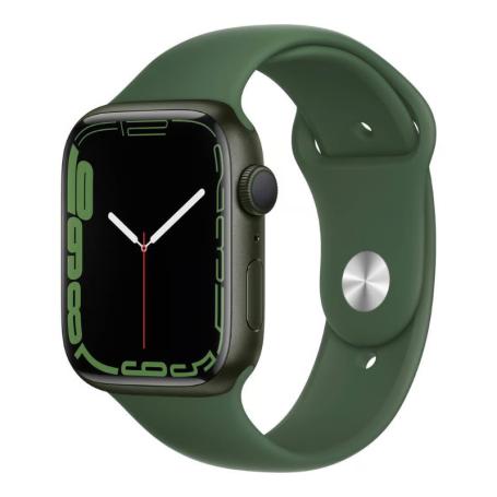 Apple Watch Series 7 GPS + Cellular 45mm Aluminium Vert - Montre Connectée Grade A avec Bracelet