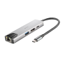 NGS Wonder Dock Supra USB-C Adapter 4 in 1 Multi-Port Aluminum – Ultimate Connectivity Solution