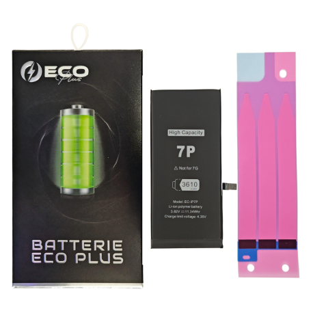 Battery iPhone 7 Plus 3.82V/3610mAh + Adhesives - 130% Plus Durable (ECO Plus)