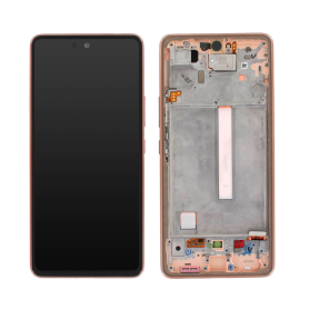 Buy Original Samsung Galaxy A53 5G A536B Screen with Frame Orange Grade A