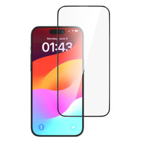 Devia Van Full Screen AR Anti-Reflection Tempered Glass for iPhone 16 Pro Max with Assist Tool Transparent