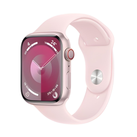 Apple Watch Series 9 GPS 45mm Rose Aluminum Smartwatch with Sport Band Grade A Box & Charger Included
