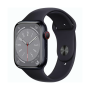 Apple Watch Series 8 GPS 45mm Midnight Aluminum - Grade B, Box & Charger Included