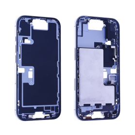 Châssis iPhone 16 Plus Bleu avec Batterie Grade B - Arrière Sans Vitre, État Origine Démonté
