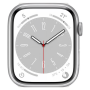 Apple Watch Series 8 Cellular 45mm White Aluminum Smartwatch with Band Grade A with Box and Charger - Buy Now
