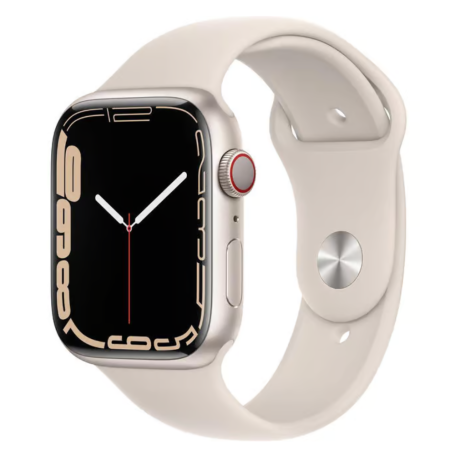 Apple Watch Series 7 GPS 45mm Starlight Aluminum - Grade B with Box & Charger