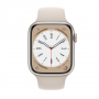 Apple Watch Series 8 GPS 41mm Starlight Aluminum - Grade A with Box & Charger | Elevate Your Experience