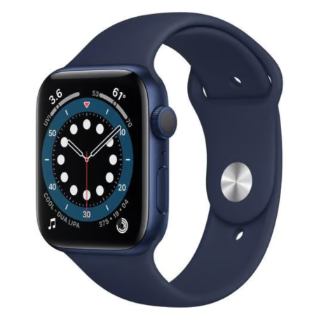 Montre Connectée Apple Watch Séries 6 GPS 44mm Bleu avec Bracelet - Grade A avec Boîte et Chargeur | Haute Qualité et Style