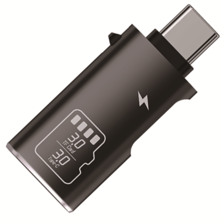 Lecteur de Cartes Micro-SD/TF USB-C 3.0 LinQ ID7966 – Transfert Rapide et Compatibilité Universelle