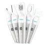 Tondeuse Professionnelle Kit 5 en 1 VGR V752 Étanche pour Femme - Blanc - Haute Précision et Confort