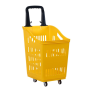 Compact Rolling Basket 34x30x51 cm - Space-Saving Storage Solution