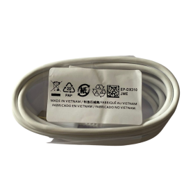 Samsung EP-DX310JWE 3A Type-C to C Cable 1.8M White Fast Charging Accessory