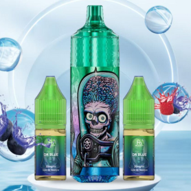 Vapoteuse E-Liquide Rechargeable Fumot Tornado 28000 Puffs Myrtille Framboise - Longue Durée et Saveur Gourmande