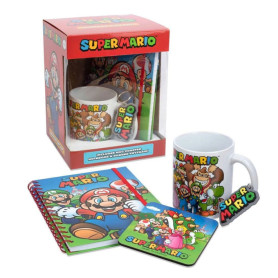 Coffret Cadeau Super Mario 4-en-1 Premium - Édition Collector pour Jeux et Figurines