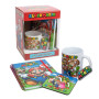 Coffret Cadeau Super Mario 4-en-1 Premium - Édition Collector pour Jeux et Figurines