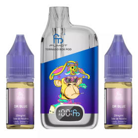 Buy Vapoteuse Tornado BOX POD - 28000 Puffs - Dr Blue E-Liquide Rechargeable