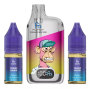 Vapoteuse E-Liquide Rechargeable Tornado BOX POD 28000 Puffs Strawberry Grape Flavor