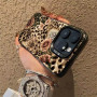 Protective Flower Leopard iPhone Case - Black | Stylish & Durable Cover