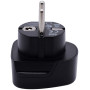 US to EU Plug Adapter 3250W 13A 250V - Black | Travel Power Converter