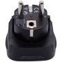 US to EU Plug Adapter 3250W 13A 250V - Black | Travel Power Converter