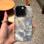 PC Protective Case for iPhone - Stylish Blue & Gold Mirage | Durable & Sleek Design