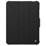 Protective Case for Apple iPad Bumper Pro Multi-angle Foldable Style Black - Ultimate Shield and Versatile Stand