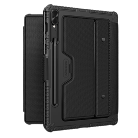 Keyboard Protective Case with Backlit - Bumper Combo for Samsung Tab S9+/S9+ 5G/S10+ Black