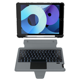 Protective Keyboard Case for iPad - Bumper Combo with Backlit Keyboard - Black | Durable and Stylish iPad Accessory