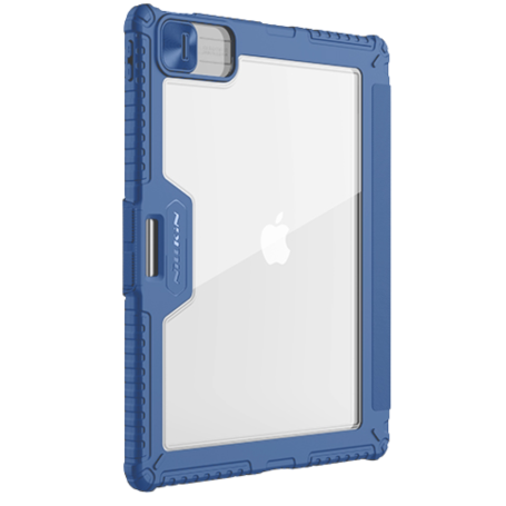 Protective Case for Apple iPad Nillkin Bumper Pro Multi-angle Foldable Blue