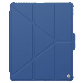 Protective Case for Apple iPad Nillkin Bumper Pro Multi-angle Foldable Blue