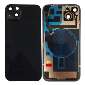 iPhone 14 Back Glass Black with MagSafe Large Hole No Logo – Premium Replacement Part