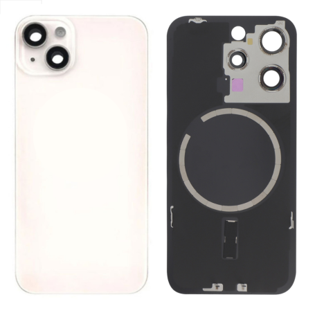 Buy iPhone 14 White Back Glass with MagSafe | Large Hole, No Logo