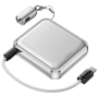 Chargeur Portable, Batterie Externe - Power bank avec câbles de charge rapide 22,5 W 20 000 mAh FC-07 REMAX - Argent, prix de gr