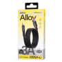 Cable, Charging Cord - USB-A Cable for iPhone - Lightning 3A Velocity in Braided Aluminum Alloy REMAX CB25(A-L) - 15W - 1.2M - B