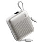Portable Charger, Battery Pack - REMAX FC-05 10000mAh Fast Charging Power Bank 22.5W with Cables - Silver, wholesale price