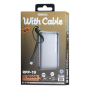 Charger, Battery Pack - REMAX RPP-19 10000mAh Fast Charging Power Bank 20W+22.5W Type-C with Cable - Grey, wholesale price